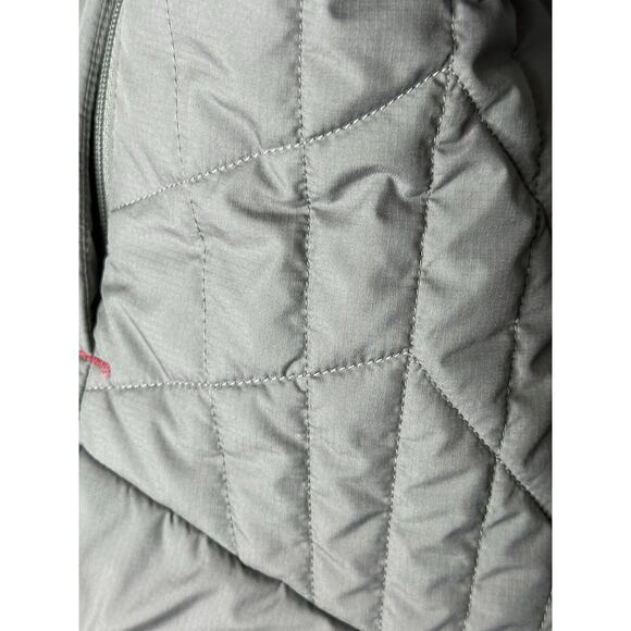 Patagonia Womens Micro Puff Hooded Jacket Medium Primaloft Nickel Gray Pockets - Picture 11 of 16